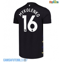 Camisa de time de futebol Everton Vitaliy Mykolenko #16 Replicas 3º Equipamento 2025-26 Manga Curta